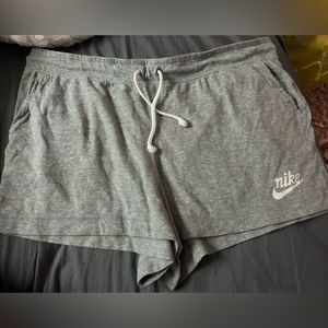 Grey nike shorts